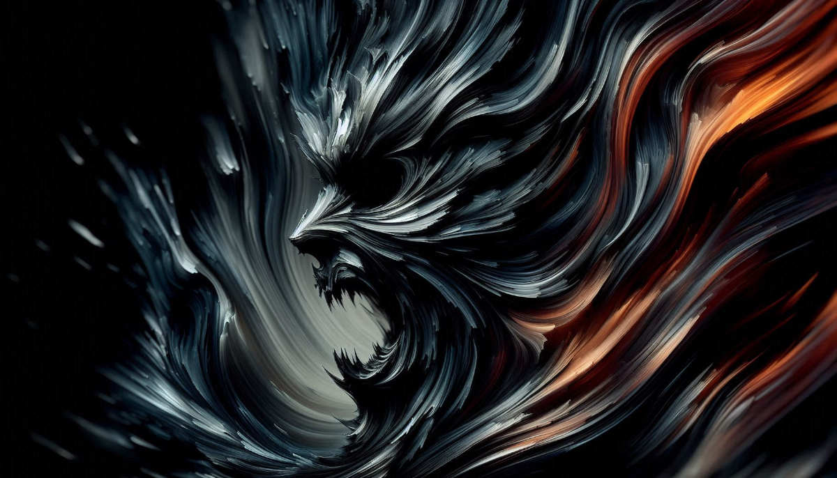 immagine astratta di un mostro